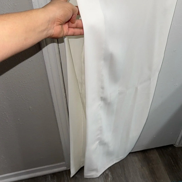 Amanda Uprichard Cherri Gown in Ivory maxi dress NWT size M - Picture 11 of 13